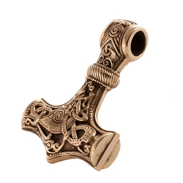 Украшение Молот тора из бронзы