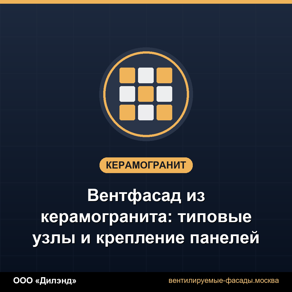 Вентфасад из керамогранита: типовые узлы и крепление панелей Вентфасад из керамогранита: типовые узлы и крепление панелей