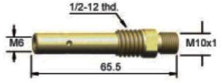 036001 Держатель наконечника M6/М10/65,5 мм. для горелки P350