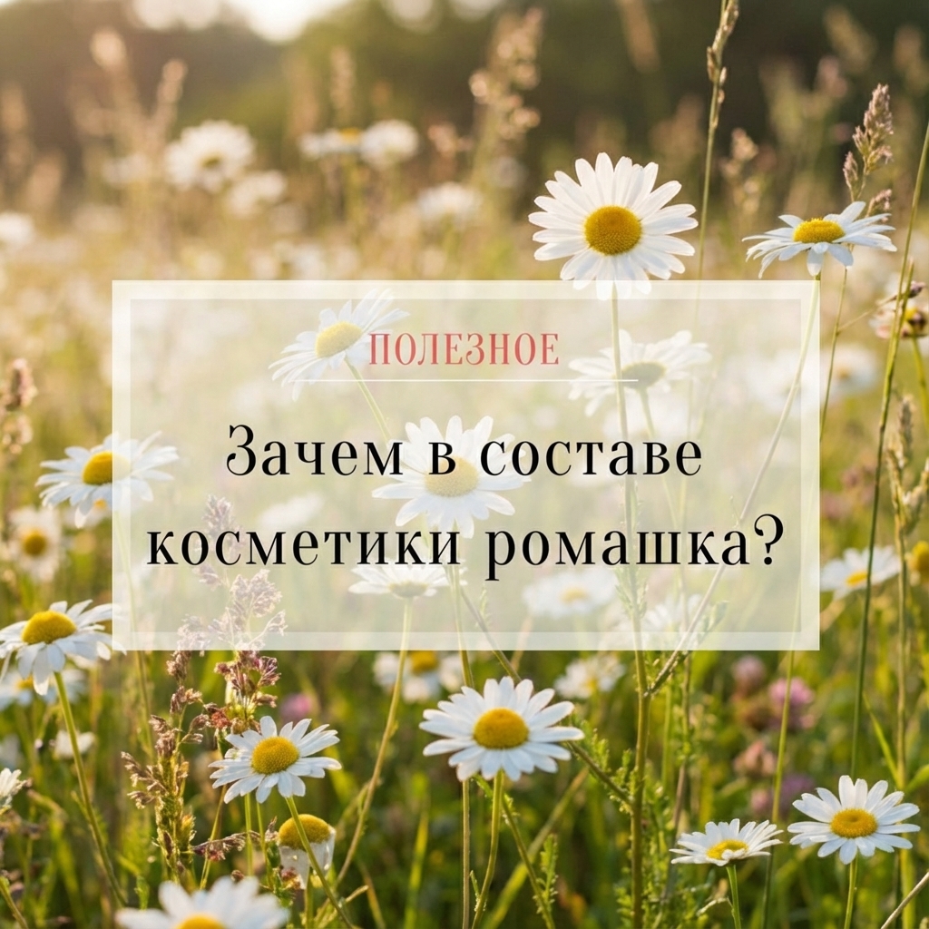 Ромашка в косметике