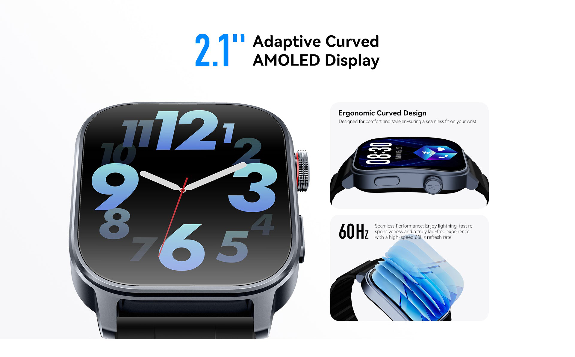 Умные часы Kieslect Smart Calling Watch Ks 3 (YFT2115EU)-описание-2.jpg