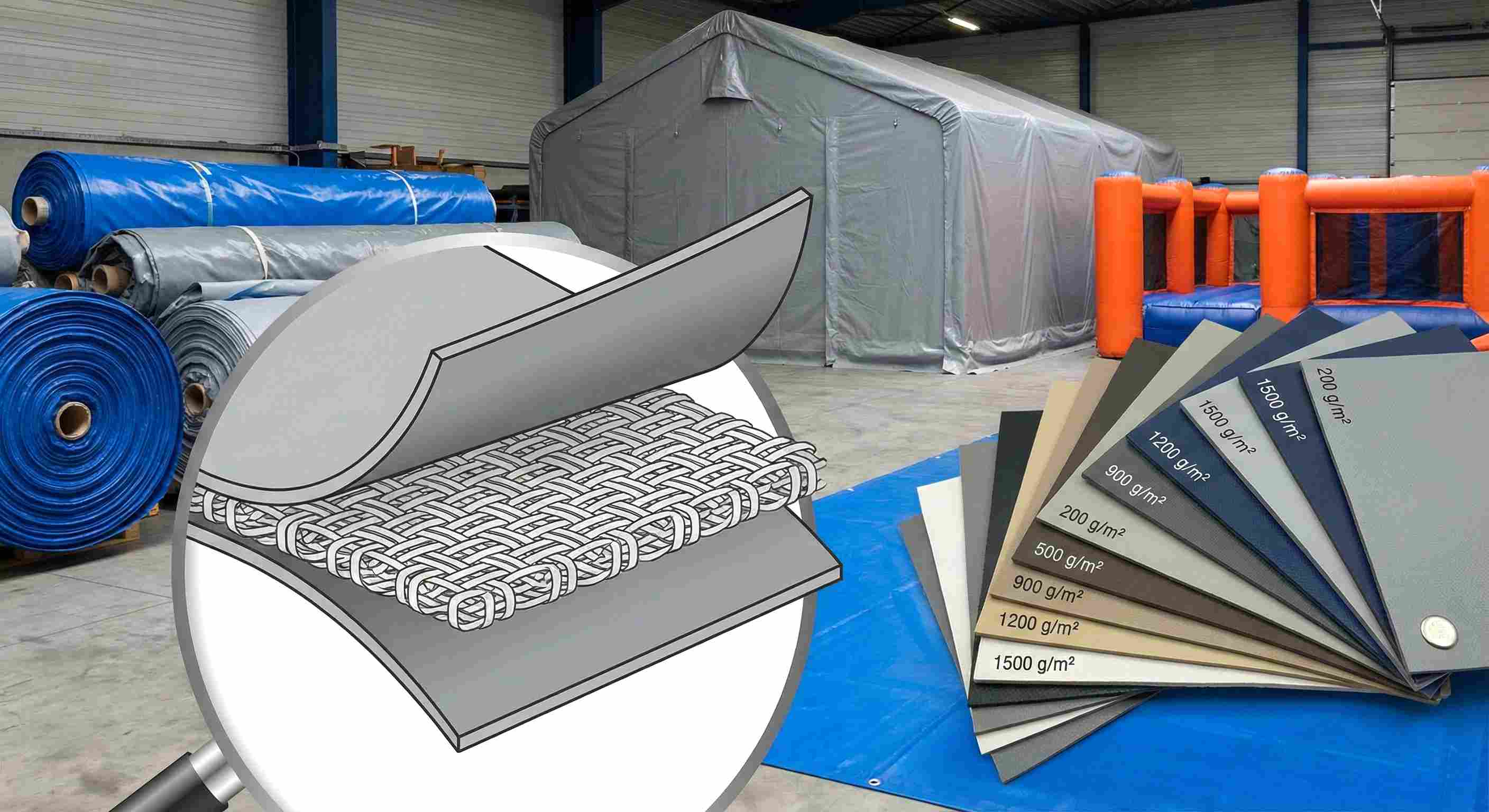 ПВХ-ткань - структура и характеристики