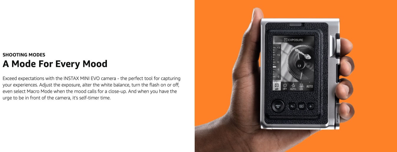 купить Фотоаппарат моментальной печати Fujifilm Instax Mini Evo