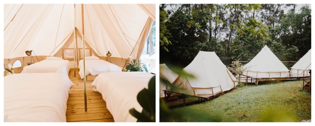 Палаточный хостел в Испании