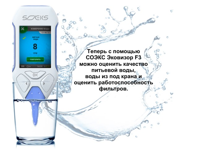 Процесс измерения качества воды