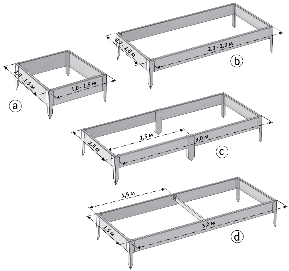 Какой высоты должна быть грядка. Размеры грядок. Стандартная ширина грядки. Ширина и высота грядок. Чертеж грядки.