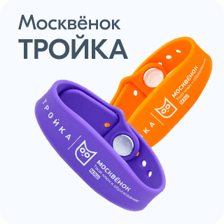 Силиконовые браслеты Москвёнок Тройка