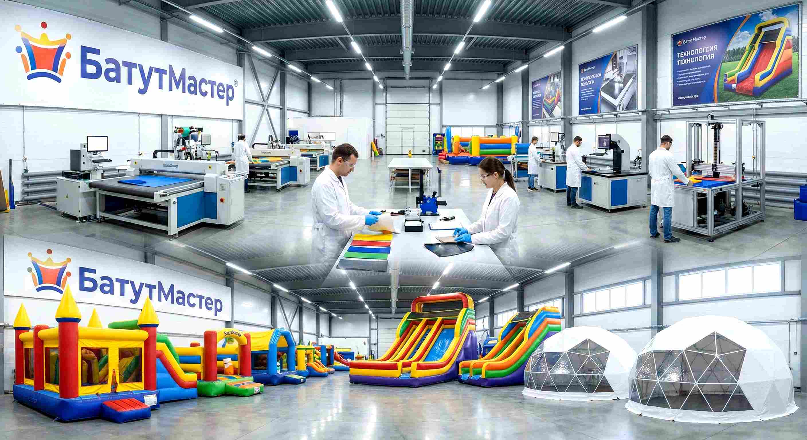 Производство компании БатутМастер