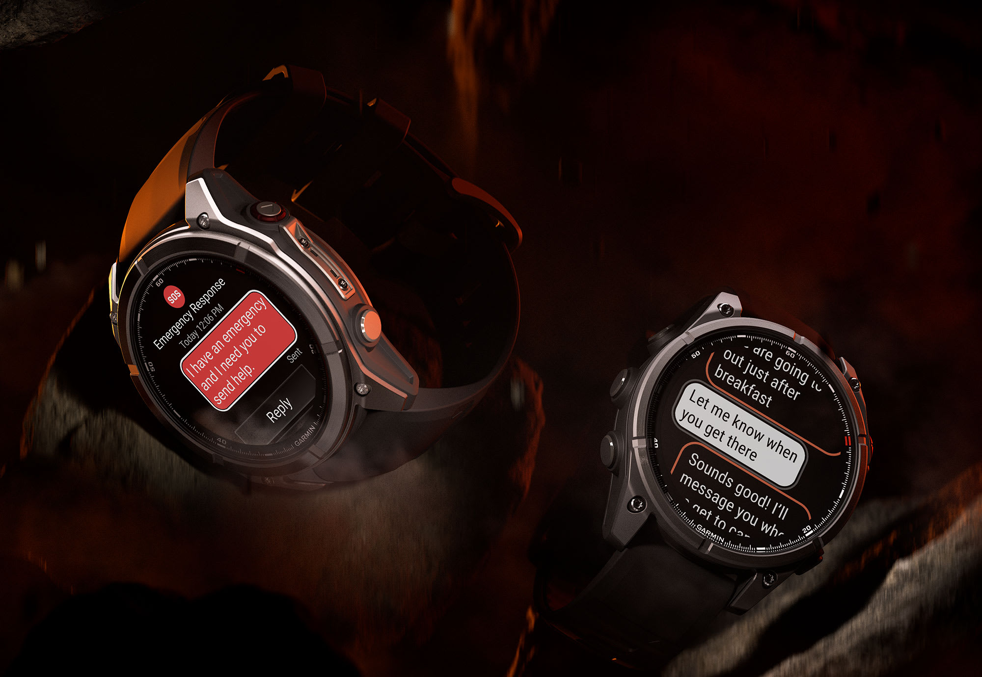 Умные часы Garmin Fenix 8 PRO, 51 мм, AMOLED, Sapphire, Carbon grey DLC titanium with Chestnut leather band: ТЕХНОЛОГИЯ INREACH®