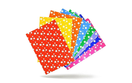 Цветной картон с рисунком