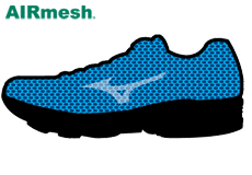 Технология кроссовок Mizuno - Airmesh