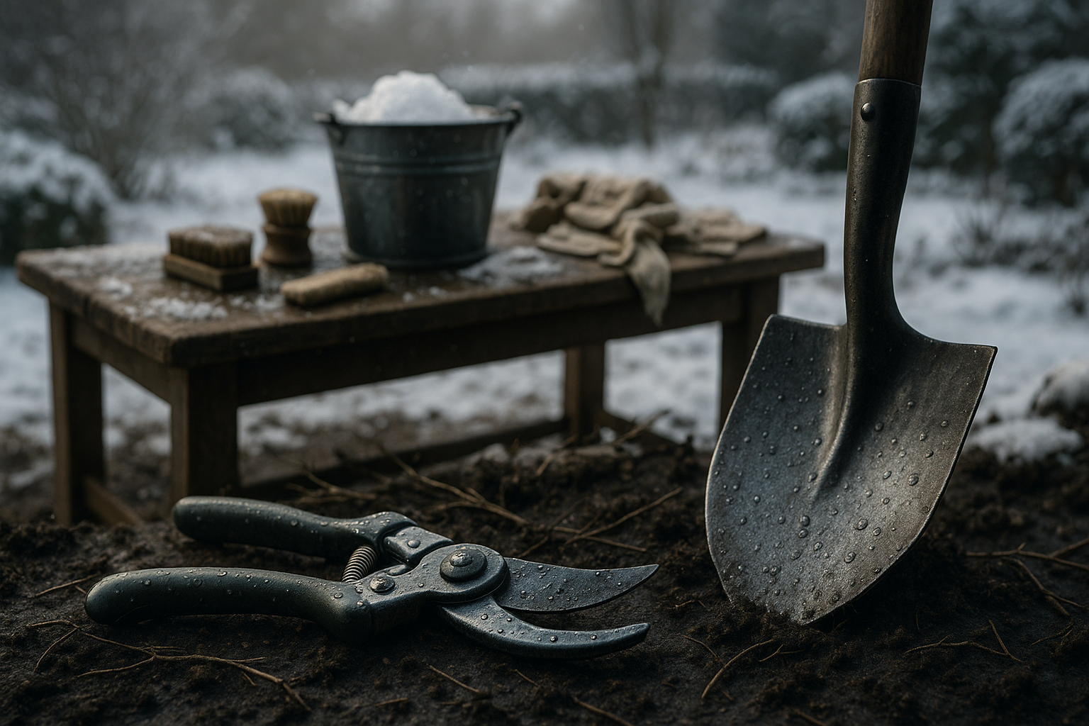 Инструменты зимой - хранение и уход, чистка и смазка металлических деталей