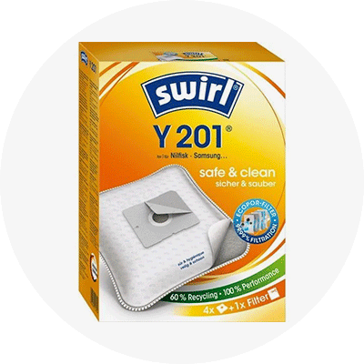 Мешки для пылесоса Swirl Y 201/4 MP, 4 шт.