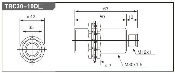 размеры TRC30-15DP