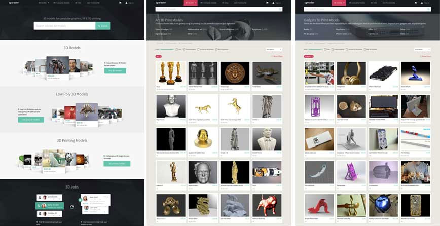 Модели для 3д принтера cgtrader.com