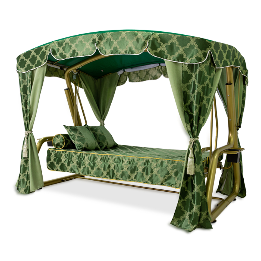 Княгиня зеленая кровать сбоку.jpg