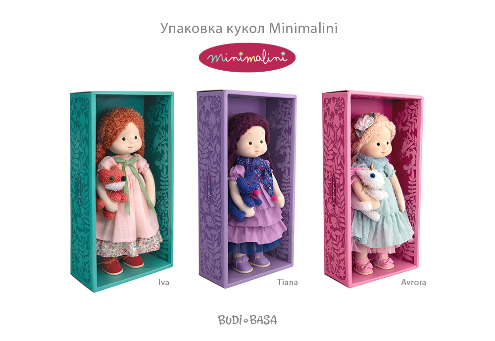 Подарочная коробка куклы Minimalini (Минималини) Budi Basa