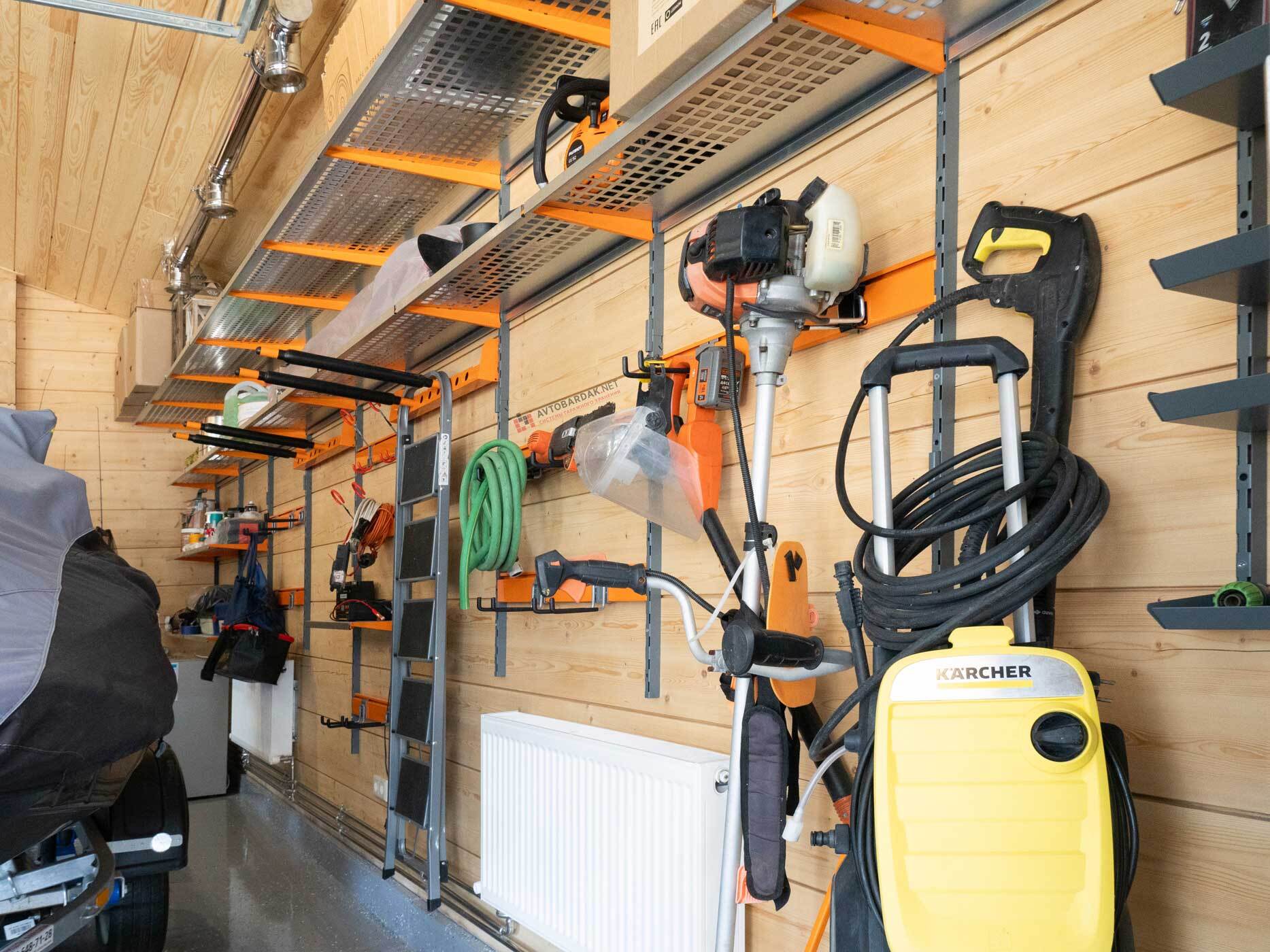 хранение садовых инструментов