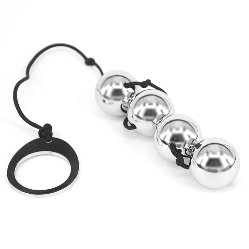 Тренажер Кегеля 4 металлических шарика 260 гр. с петелькой для извлечения