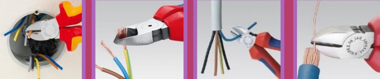 Кусачки диагональные (БОКОРЕЗЫ) KNIPEX 70 02 160  160 мм, двукомпонентные ручки