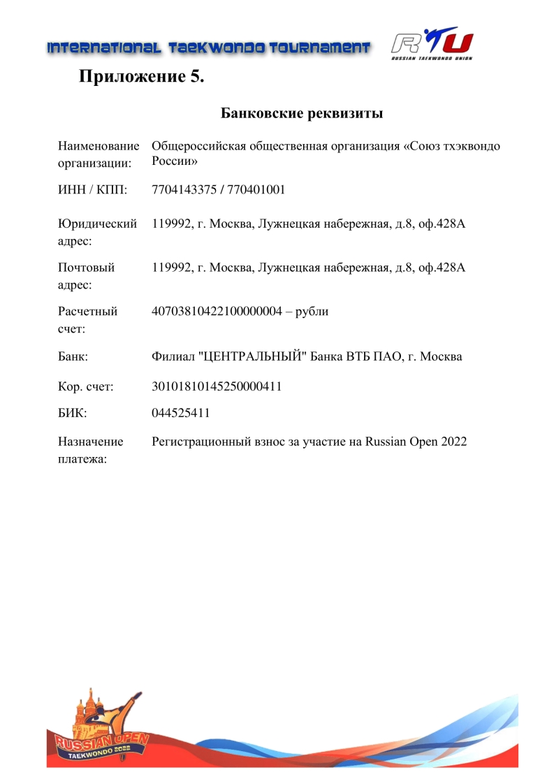 4-ый Международный Турнир по тхэквондо ВТФ “Russian Open. Пхумсэ” , 2022 11