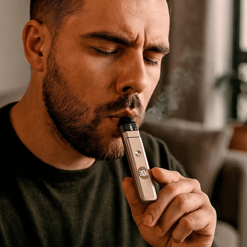 Мужчина курит Xros Pro 2