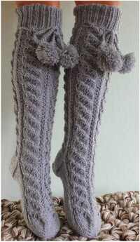 Как выбрать пряжу для вязания теплых носков