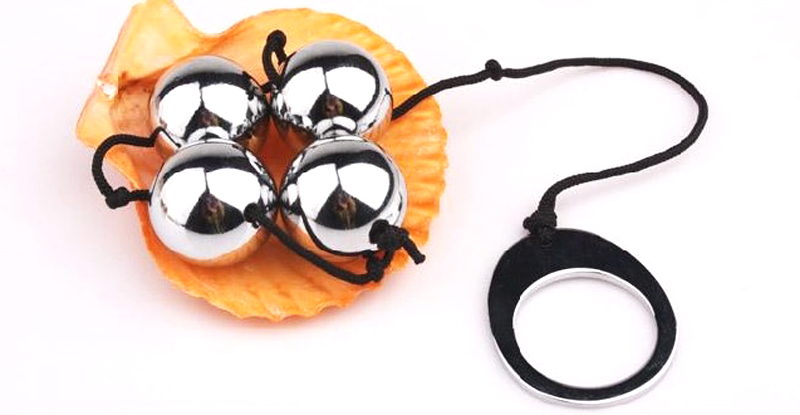 Тренажер Кегеля 4 металлических шарика 260 гр. в ракушке