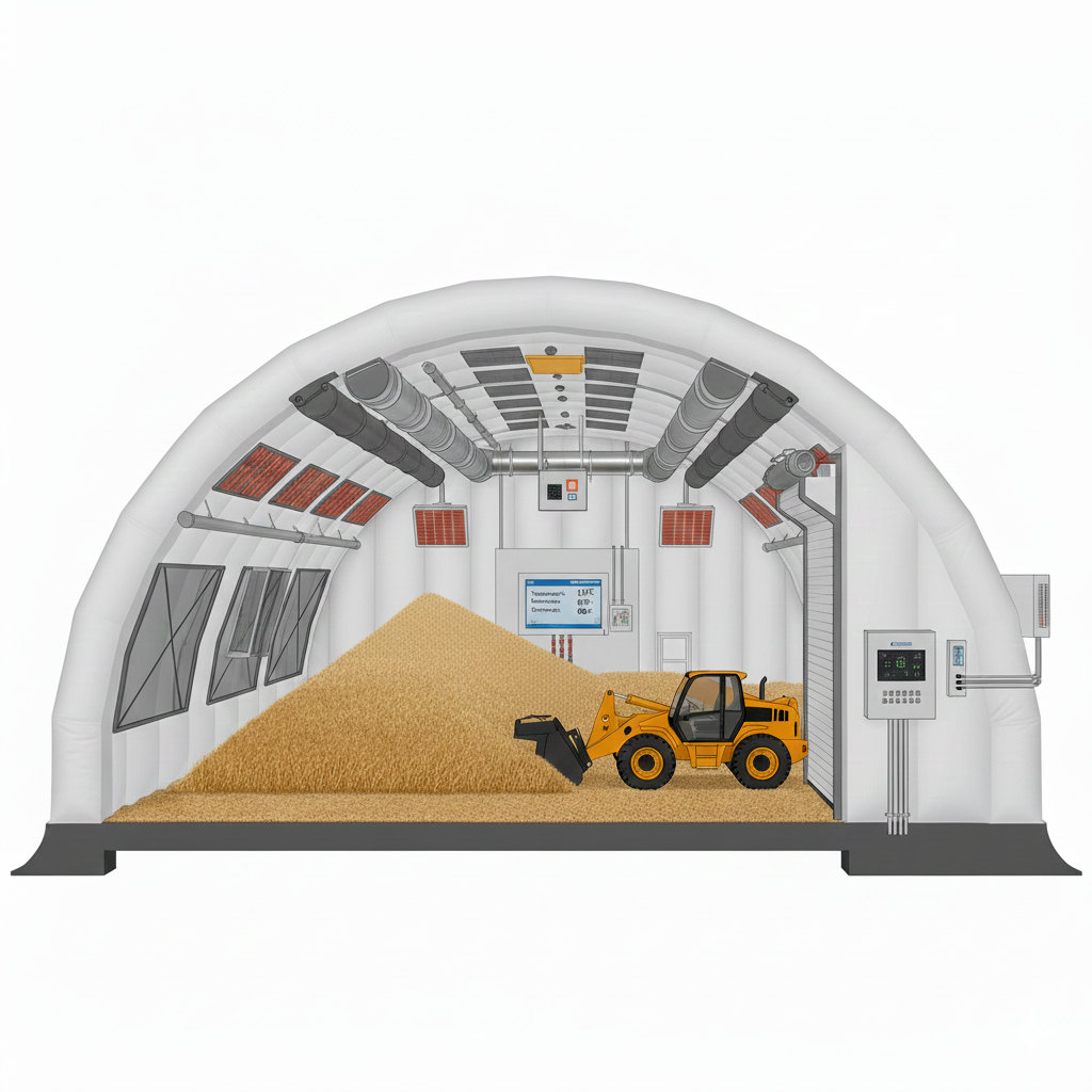 Преимущества технологии - Надувной ангар в эксплуатации