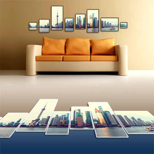 модульная картина на стене