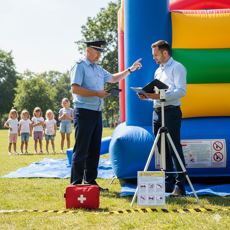 Инспектор проводит проверку