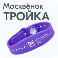 Браслеты Москвёнок - Тройка для проезда