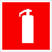 Пожарные знаки безопасности F04 Огнетушитель