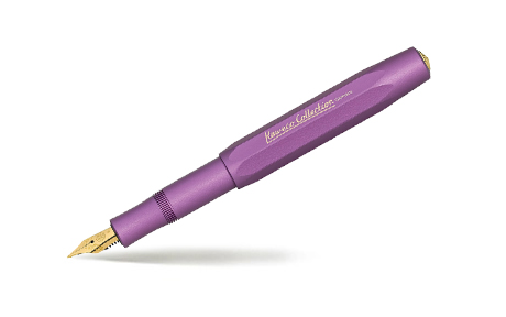Фиолетовые перьевые ручки