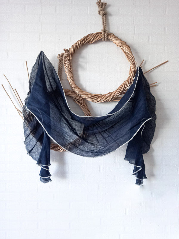 Палантин льняной "Радонька" NYP-10126. LinenBy.by