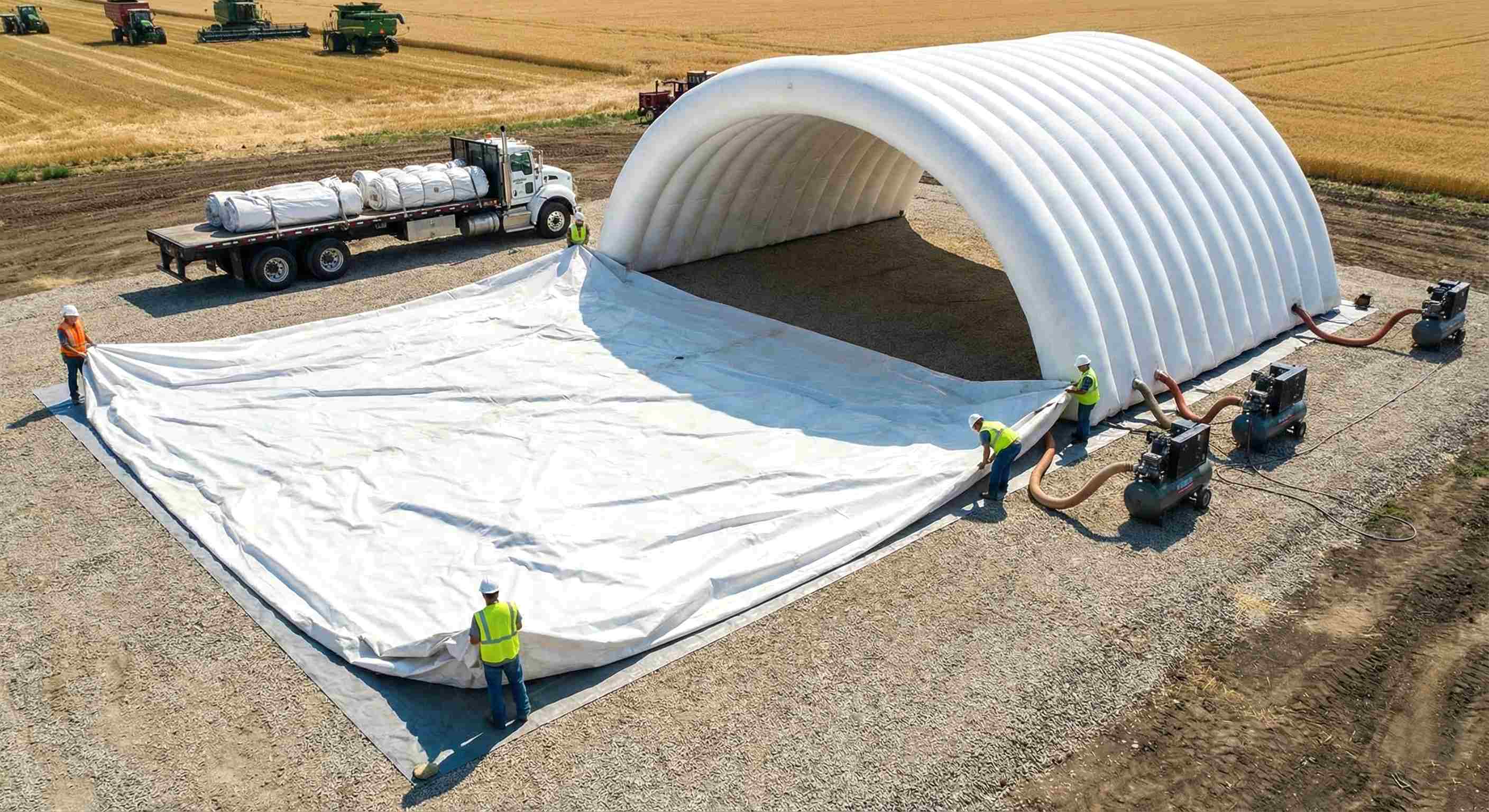 Быстрый монтаж пневмоангара