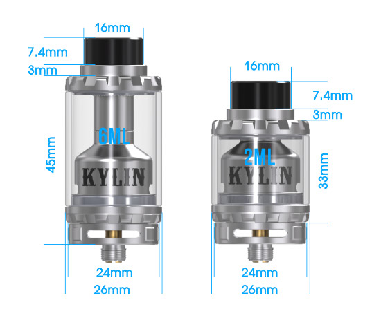 Параметры Vandy Vape Kylin RTA