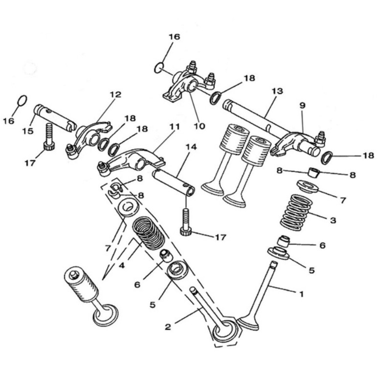 Клапаны Striker 700 EFI