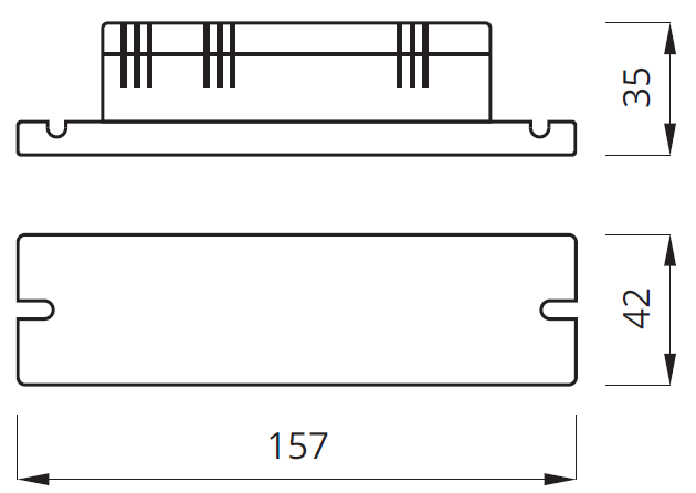 Размер блока аварийного питания conversion kit LIDER PLUS