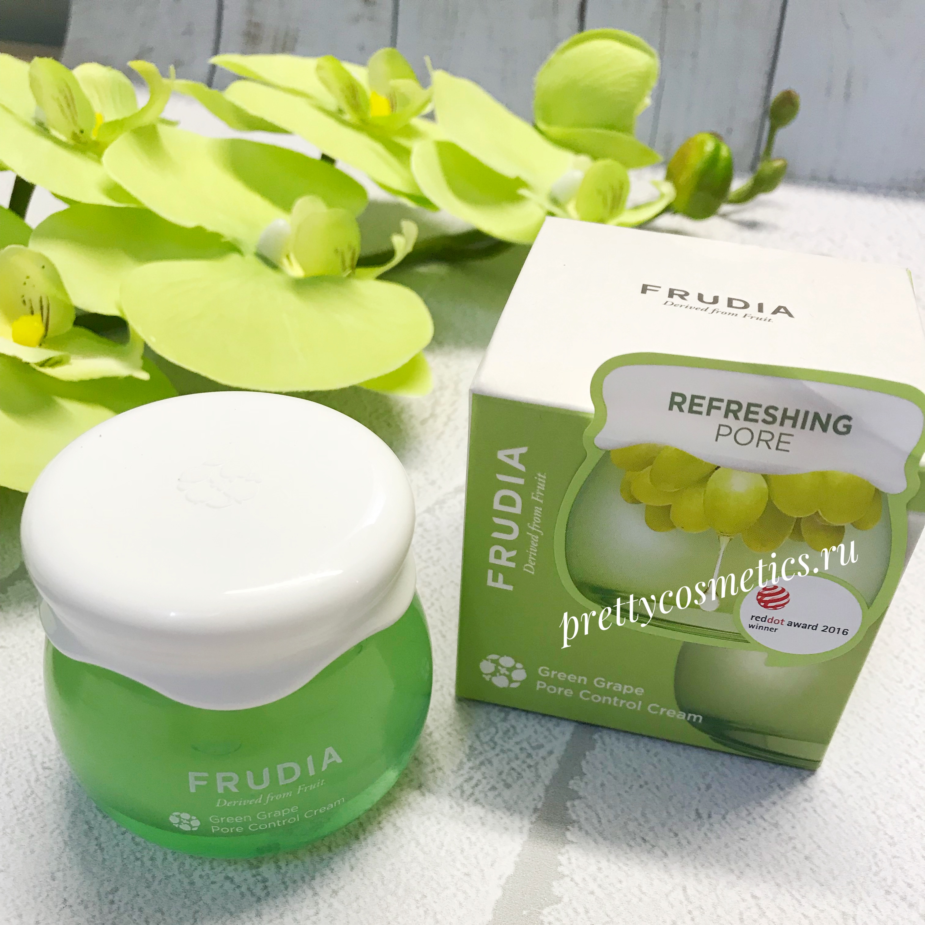 Frudia Green Grape Pore Control Cream Фрудиа Себорегулирующий крем с зеленым виноградом 55гр