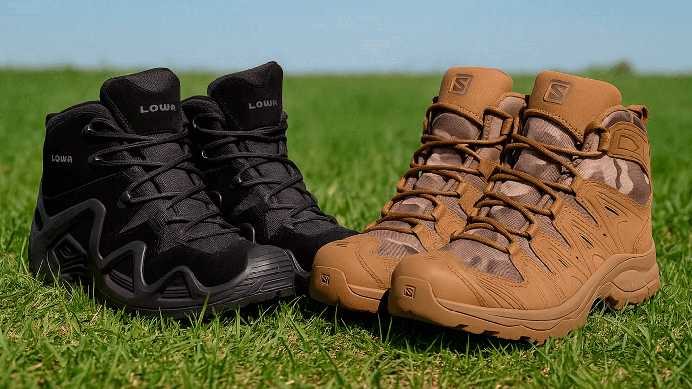 Тактические ботинки Lowa и Salomon Тактические ботинки Lowa и Salomon
