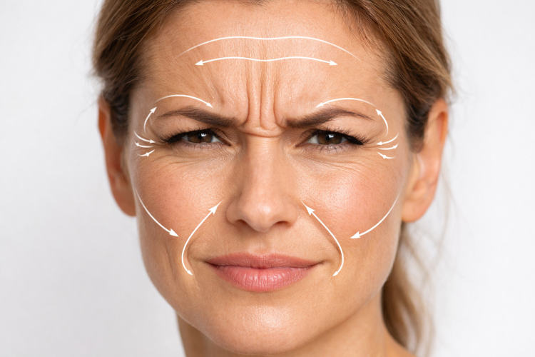 Мимические морщины &mdash; как убрать или сделать менее заметными
