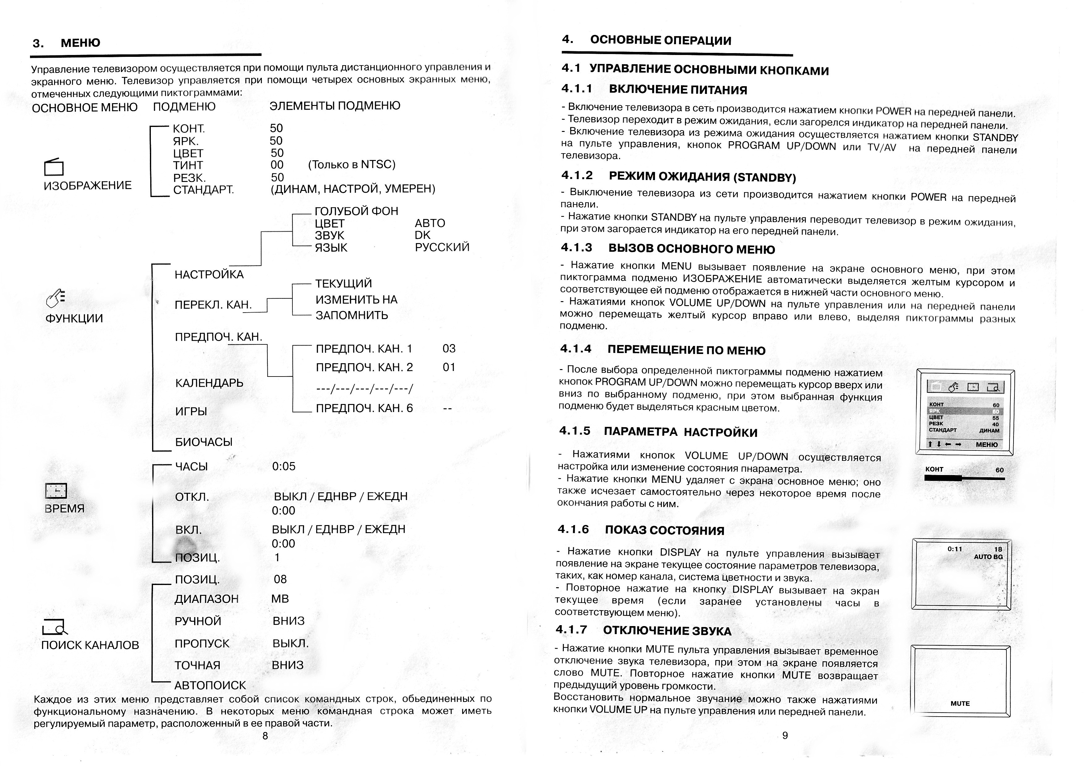 Инструкция телевизора ELENBERG 2170F.