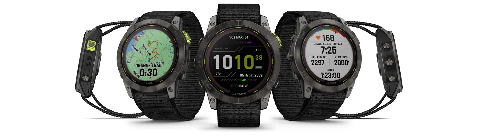 Умные часы Garmin Enduro 2 Sapphilar Solar Carbon Grey: официальное изображение