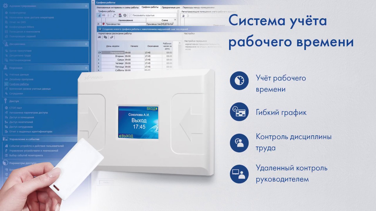 монтаж СКУД с УРВ