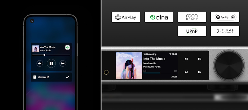 Сетевой аудио проигрыватель Matrix Audio Element I2