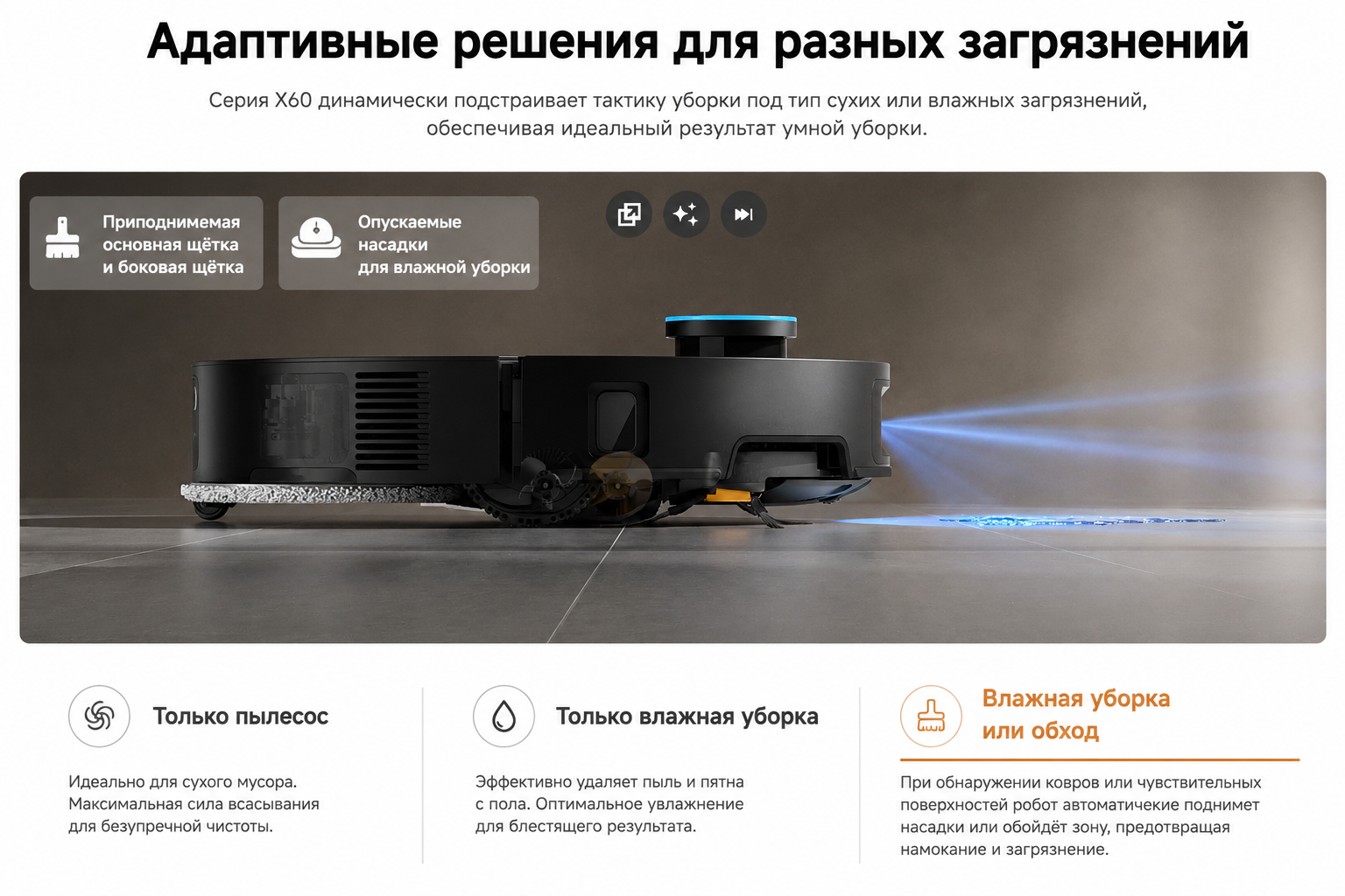 Робот-пылесос Xiaomi Dreame Robot Vacuum X60 Master (RLX88DE)-описание-18.png