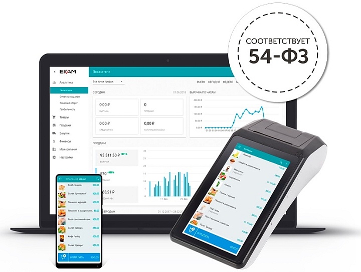 Компания ЕКАМ предлагает мультиплатформенные программы, соответствующие 54-ФЗ