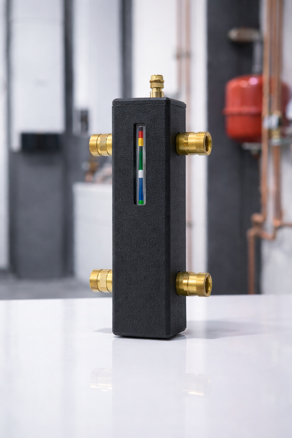 Гидравлическая стрелка в системе