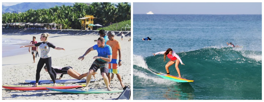 Уроки серфинга в Мексике